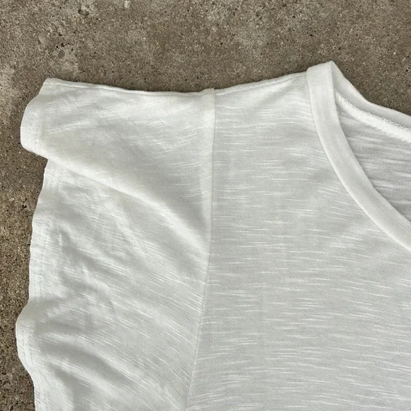 EUC Lazy Sundays off white unique top - Picture 3 of 9